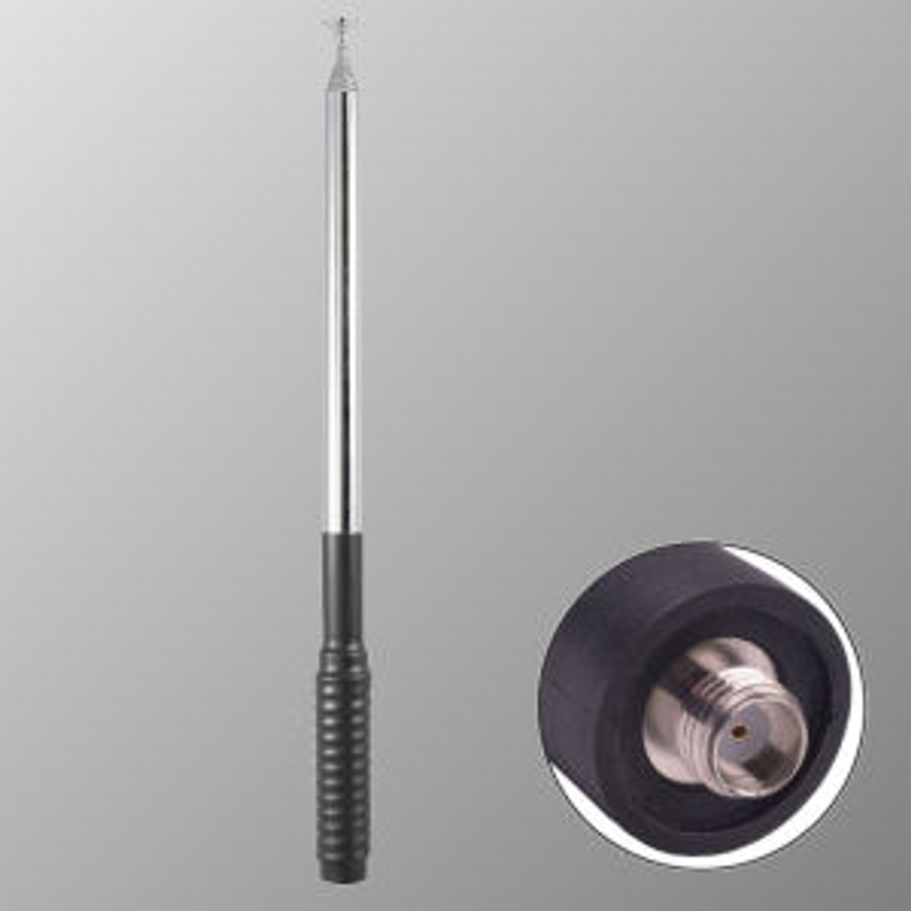 Telescopic Extended Range Antenna For Kenwood NX-210, 6-9dB Gain - VHF, 160-170 MHz (Federal & Wildland Firefighting Freqs)