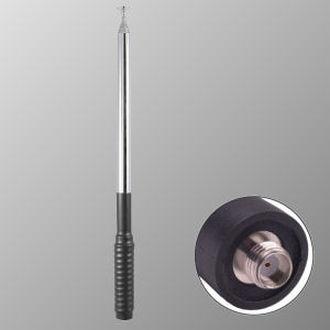 Telescopic Extended Range Antenna For EF Johnson VP6000, 6-9dB Gain - VHF, 155-165 MHz (Railroad & Marine VHF Band)