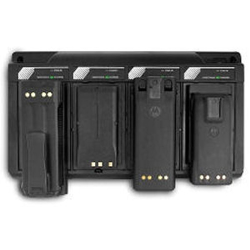 AdvanceTec 4-Slot Conditioning Charger For Harris P5130 Lithium Batteries