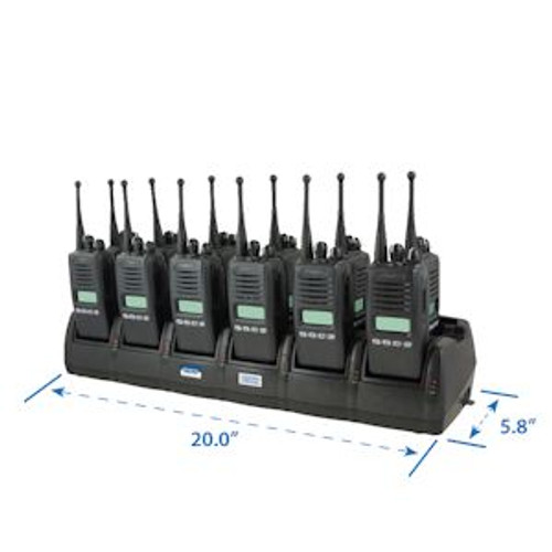 Harris P5300 12-Slot Drop-In Gang Charger