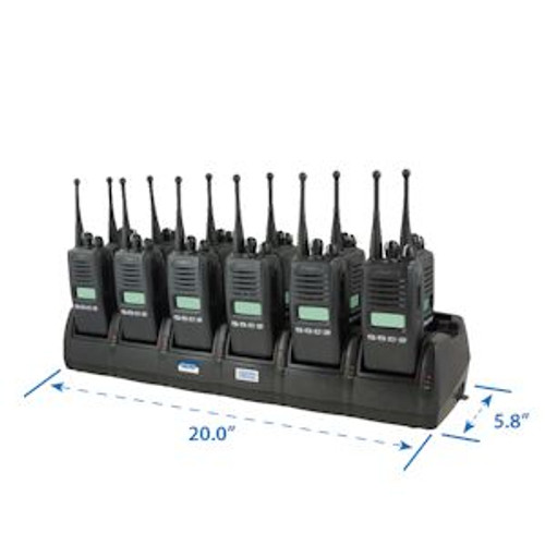 Harris P5570 12-Slot Drop-In Gang Charger