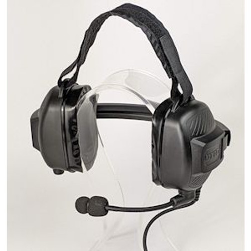 Otto ClearTrak NRX Behind The Head Double Muff Headset For Harris P5400