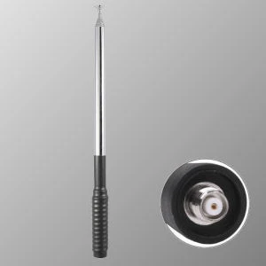 Telescopic Extended Range Antenna For Motorola RMM2050, 6-9dB Gain - VHF, 141-151 MHz (2 Meter Ham)
