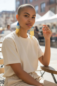 Golden Waves Earrings