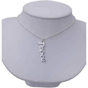 "Peace in Silver" Necklace