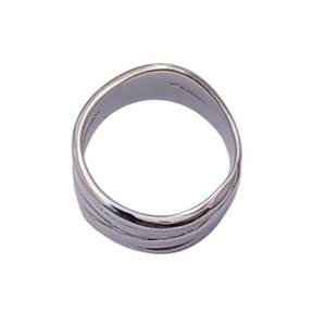 Silver Waves Ring Size 10.5