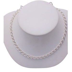 Sterling silver 21" Curb chain