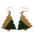 Festive Evergreen Sparkle Earrings