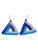 Ocean Triangle Earrings