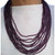 Plum Cascade Necklace
