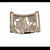 Floral Silver Buckle