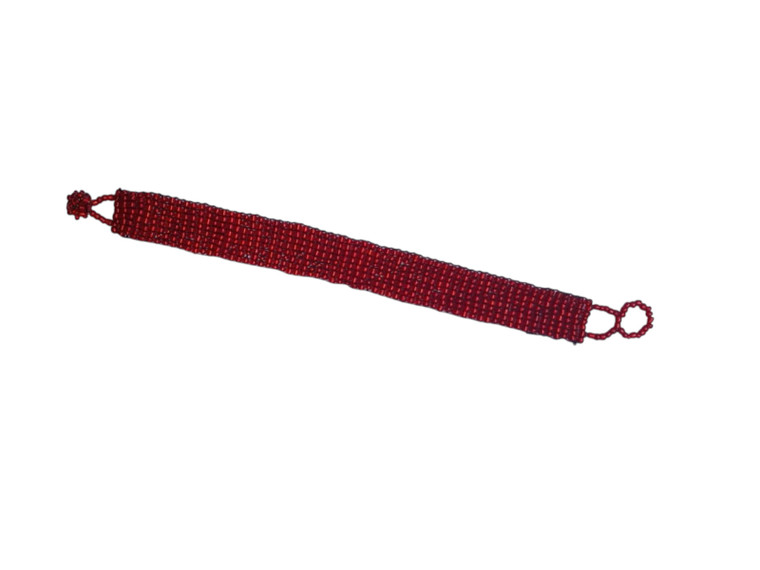 “Crimson Strength Bracelet”