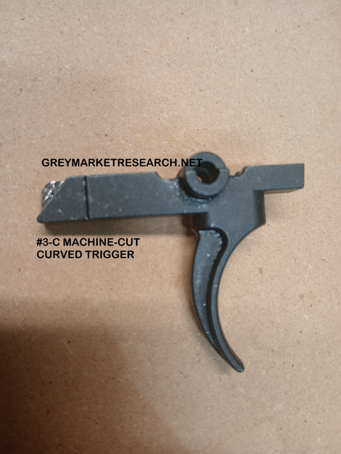 Curved trigger- machine cut