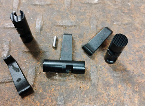 #1X.X Checkered Super Safety - 4140  w/ detent