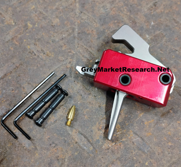 Cassette trigger #2 - Straight w/ Nickle finish