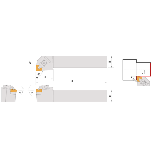 MCMNN2020K12-100 MCMNN2525M12-100 Portautensili Per Tornura - Foto 11