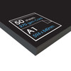 Artway Enviro Recycled Black Card - 270gsm - A1, A2, A3 & A4 - great quality, UK-made, heavyweight black card can be used in a variety of applications - as a lightweight mount or presentation material but also in a multitude of other general art and design applications.