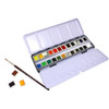 Artway Watercolour Paint Sets - Use the lid or the fold out panel as palettes - practical and versatile set for plein air painters and for those moments of inspiration on-the-move