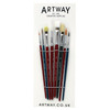 Artway Artist Paint Brush set of 8 Mixed Paintbrushes - Product View