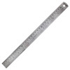 Artway Stainless steel ruler with metric and imperial measurements. Available in two lengths of 30cm or 50cm. Conversion tables on rear side, and a convenient hole for hanging in your studio or workshop.