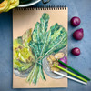 Artway Tree Free Cotton-Rag Spiral Bound 250gsm - Veg Drawing