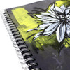 Artway STUDIO Spiral Bound Black Card Sketchbook - Flower Art