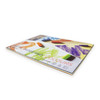 Artway A4 Pastel Paper Pad – 48 Sides/24 Sheets of 160gsm Pastel Paper – 6 Assorted Colours - Side view
