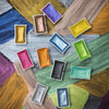 Artway Watercolour Paint Sets - Shimmer - Full pans of Metallic Paint - 12 Pan Art
