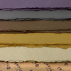 Artway Indigo Cotton Rag - Coloured Handmade Paper - Mixed pack of 5 Colours - Earthy Tones - 220gsm/250gsm - A4 - Stacked