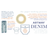 Artway Recycled Denim Sketchbooks- A3 Portrait – Casebound - 200gsm Cotton Paper - Infographic