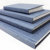 Artway Recycled Denim Sketchbooks- A5 Portrait – Casebound - 200gsm Cotton Paper - Alt Stacked Shot