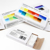 Artway 12 High Pigment White Half Pans - for Travel & Studio Watercolour Sets