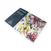 Artway Watercolour Postcards — cover beside torn-off cards showing painted floral designs