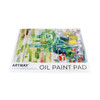 Artway A4 Oil Painting Paper Pad cover — 300gsm pre-primed canvas-feel paper, 12 sheets, acid-free.