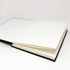 Artway Studio A5 Concertina Sketchbook open to a blank page, showing the heavyweight cartridge paper and folded edge