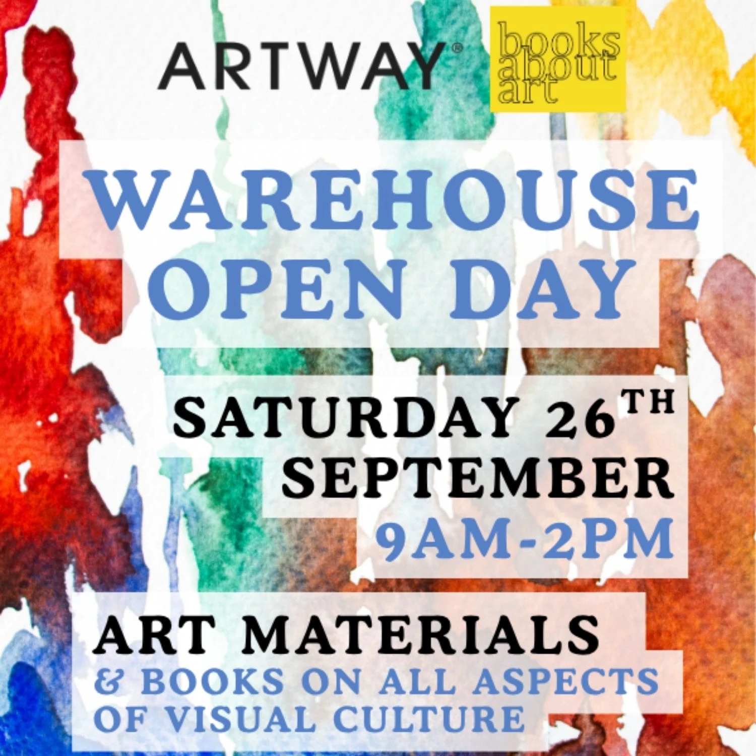 Artway's Saturday Sale is Back — 26th September