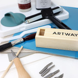 Lino Printing Kit - For Relief Printing, Lino Cutting Set