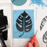 Lino Printing Kit - Finished Matrix