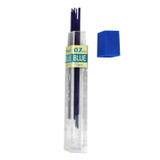 Pentel 12 x Blue Leads 0.7mm (PPB-7) - Pentel coloured blue leads (PPB-7). Tube of 12 x 0.7mm leads.