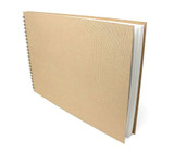 Artway ENVIRO Spiral Bound Recycled Sketchbook - 170gsm - A3 Landscape - Slanted angle
