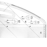 Artway Pattern Master / Maker - The pattern maker is 42cm long including all of the 10mm seam allowance but 40cm excluding the allowance.