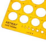 Close up of the Artway logo in the corner