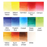 Artway Watercolour Paint Sets - Use the lid or the fold out panel as palettes - practical and versatile set for plein air painters and for those moments of inspiration on-the-move