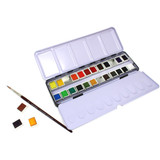 Artway Watercolour Paint Sets - Use the lid or the fold out panel as palettes - practical and versatile set for plein air painters and for those moments of inspiration on-the-move
