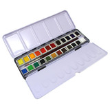 Artway Watercolour Paint Sets - Use the lid or the fold out panel as palettes - practical and versatile set for plein air painters and for those moments of inspiration on-the-move