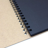 The Artway Enviro UK-made sketchbook range features fully recycled materials at a fantastic price, with an emphasis on high quality - our black card is a heavyweight 270gsm, and our hardboard cover both sturdy and beautifully soft-textured.