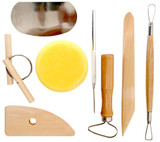 Pottery Tool Kit - Ceramic/pottery tool kit with a number of useful tools for a variety of uses.