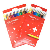 Caran D’Ache range of Swisscolour fine quality pencil sets, High pigment, Water soluable, soft impact, multi surface use.