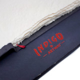 Artway Indigo Handmade Sketchbook - 100% Cotton Rag Paper - A6 Landscape