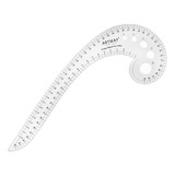 Artway Comma Shaped Curve Ruler - 43cm x 25cm double-edged french curve ruler for pattern cutting neck holes, armholes, waistbands, sleeve caps, hemlines and hip curves.